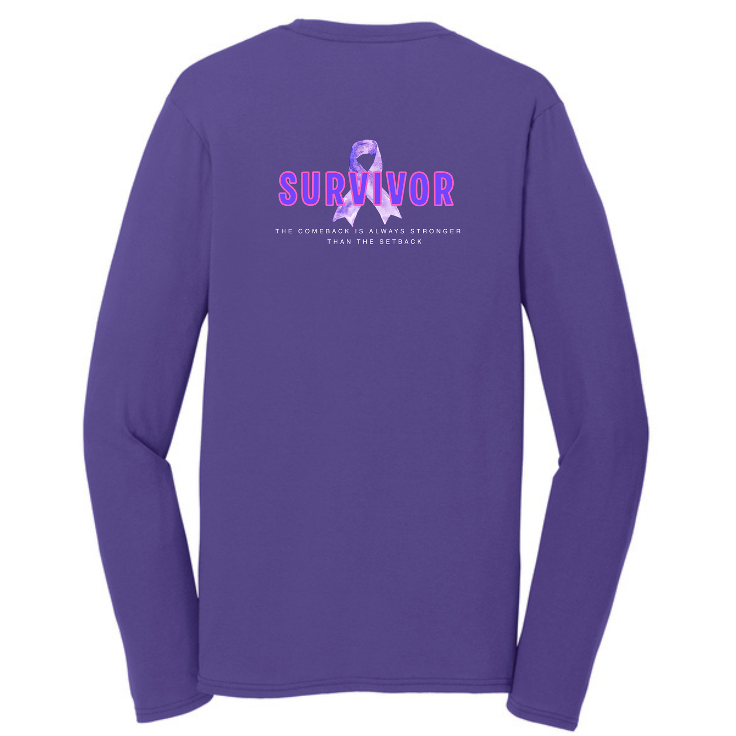 Kickin' Cancer - Survivor Long Sleeve Shirt