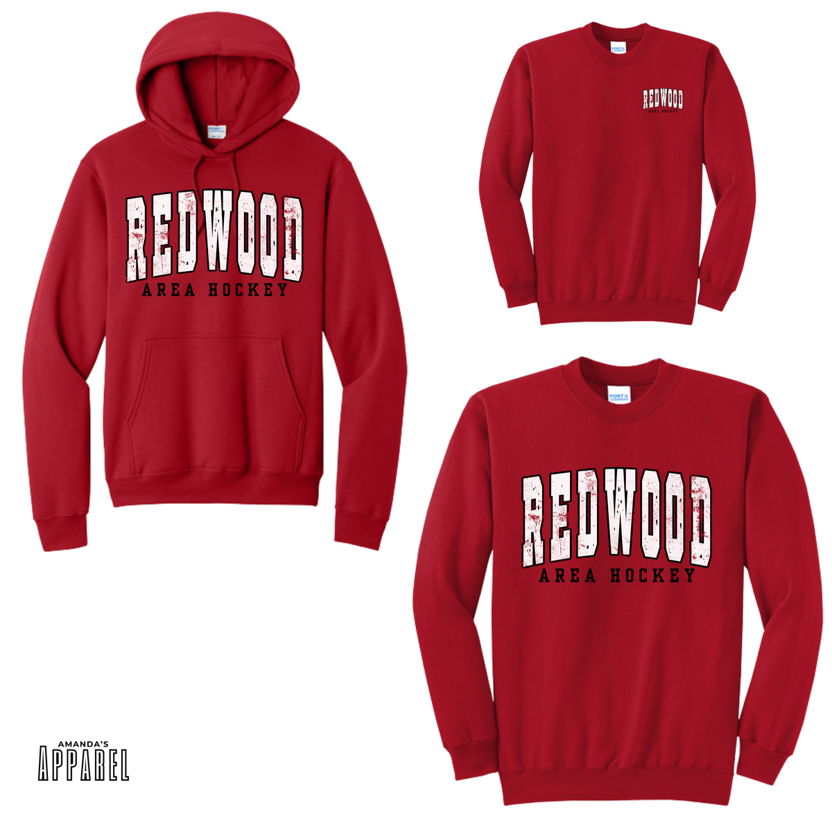 RAHA - Youth - Oversize Redwood Design - Red
