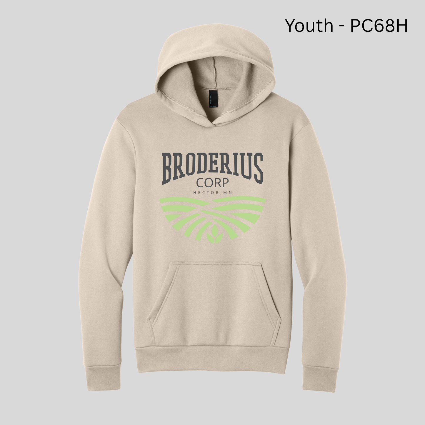 Broderius Corp - YOUTH Hoodie PC68H