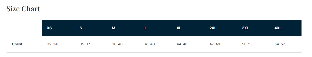 Hockey - Design 3 chest size