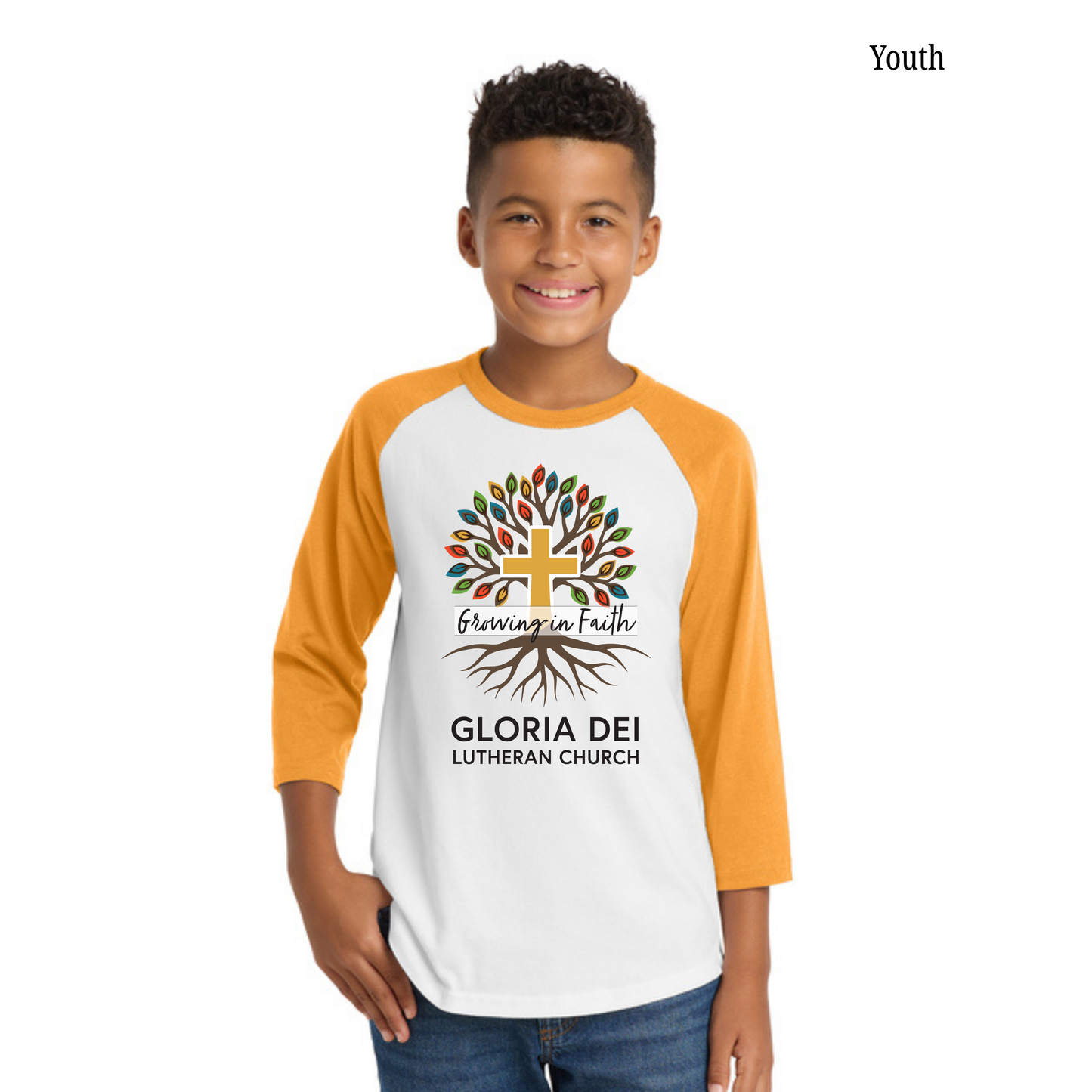 Gloria Dei - Youth Raglan YT200