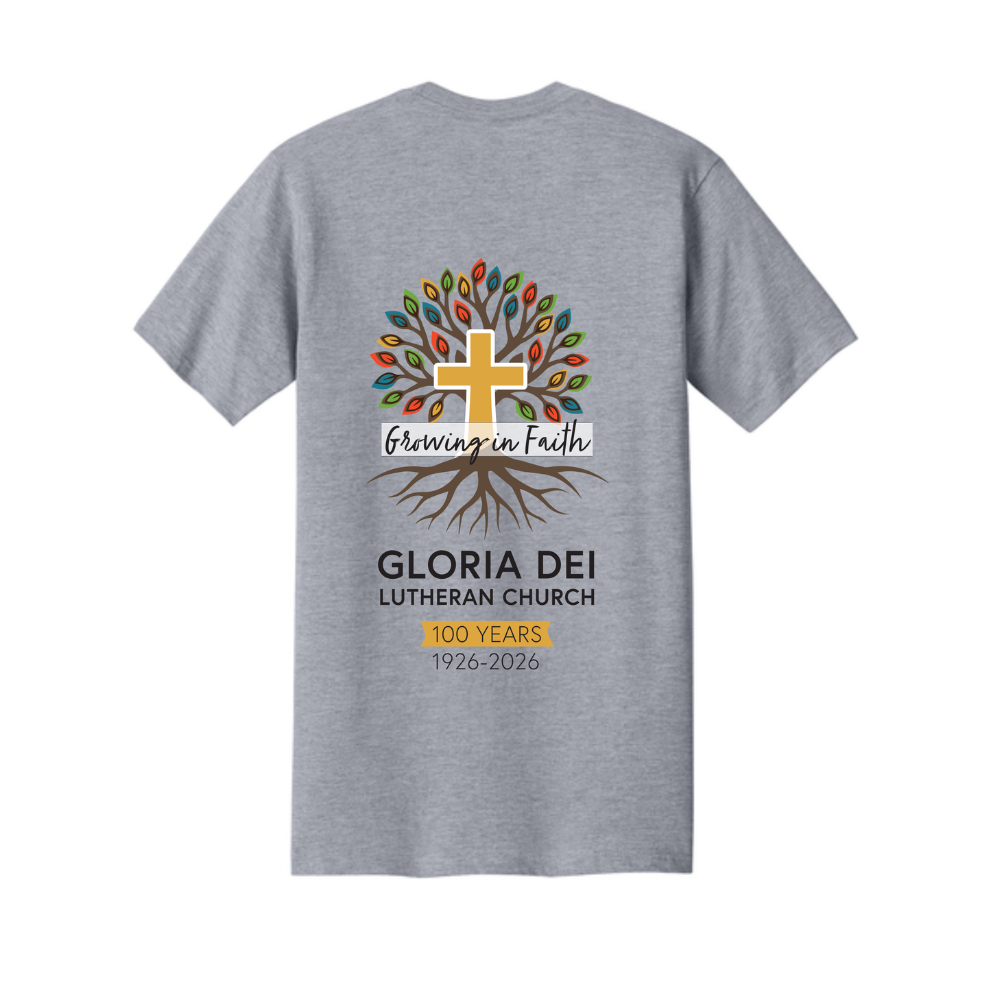 Gloria Dei - Adult Unisex T-shirt - Design 2 NL1810