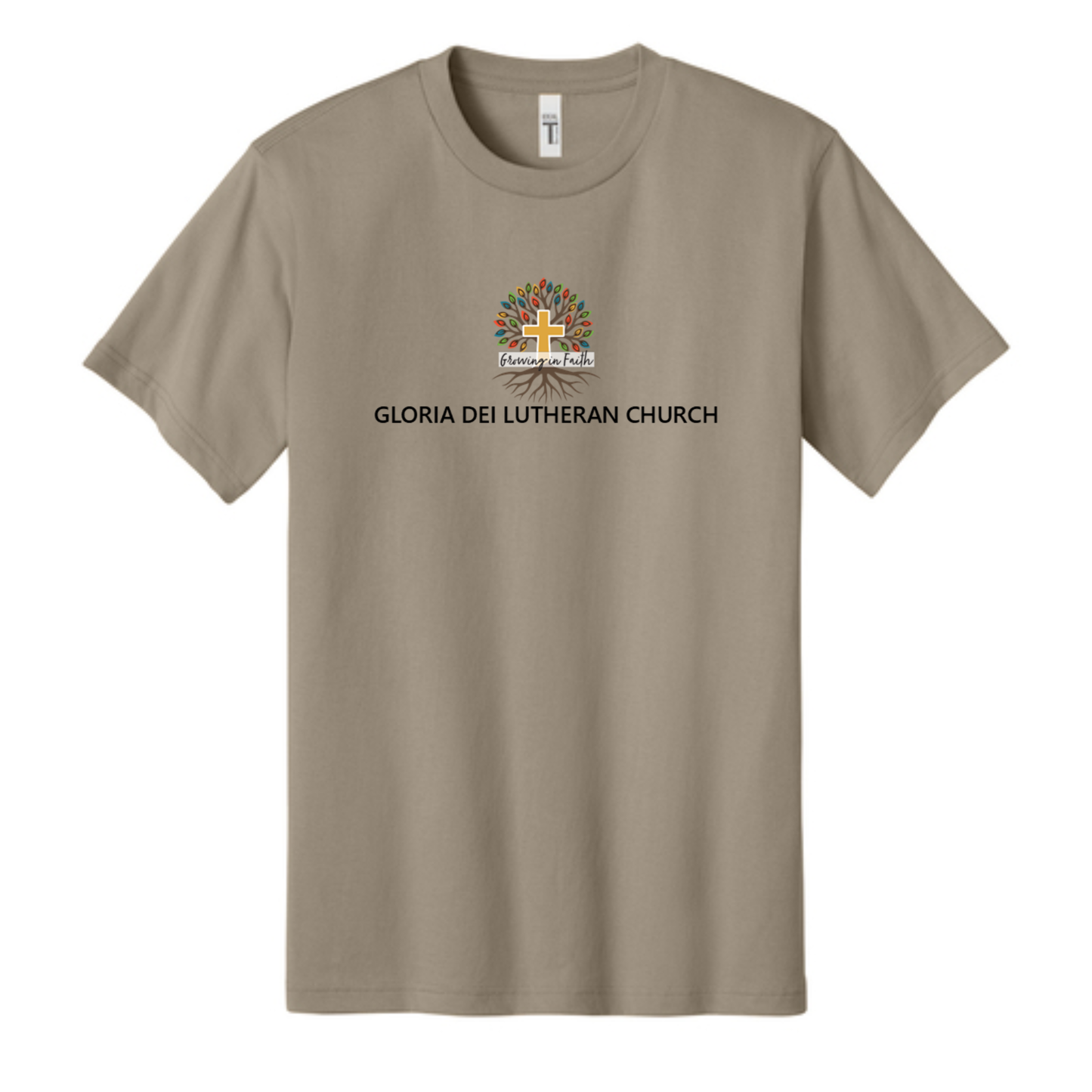Gloria Dei - Adult Unisex T-shirt - Design 1 NL1810
