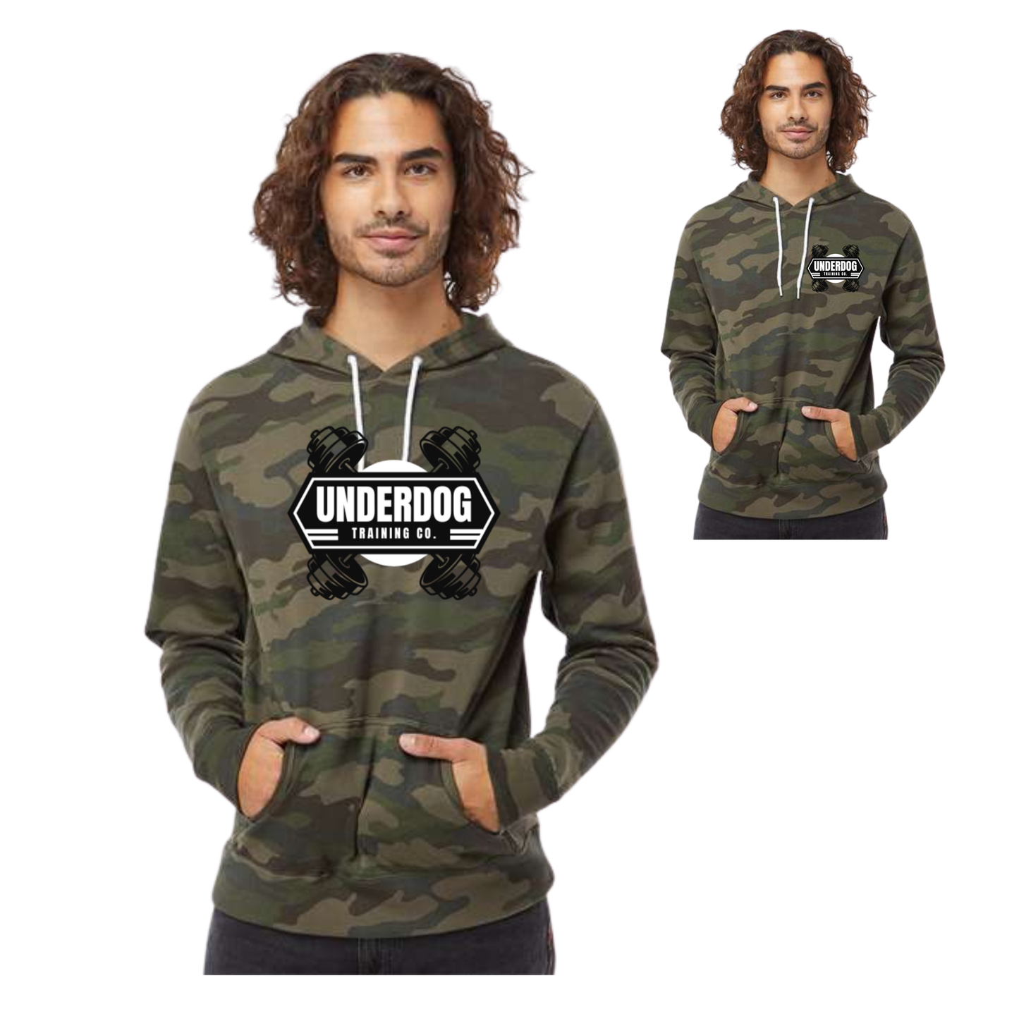 Underdog - Independent AFX90UN Unisex Camo Lightweight Hoodie