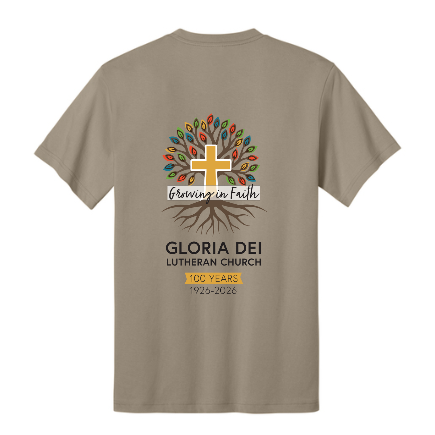 Gloria Dei - Adult Unisex T-shirt - Design 2 NL1810