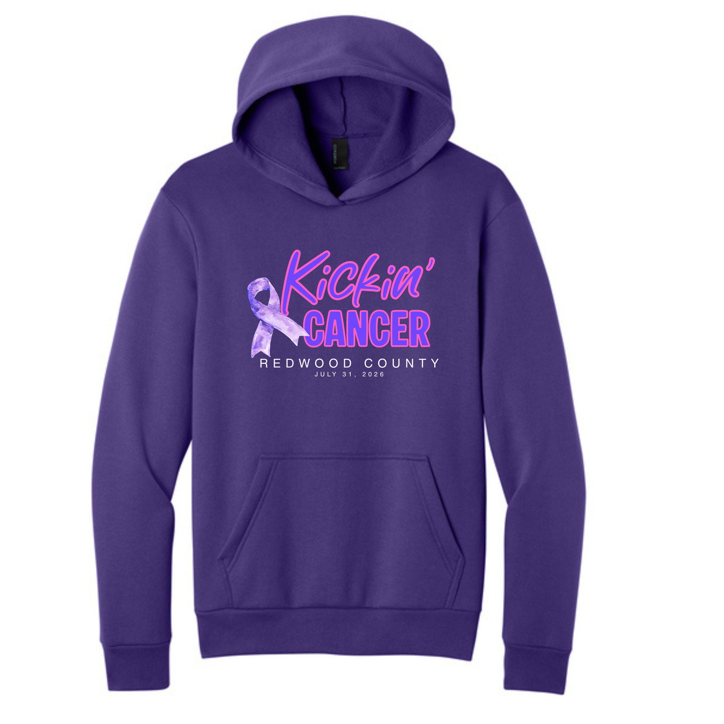 Kickin' Cancer - YOUTH Survivor Hoodie