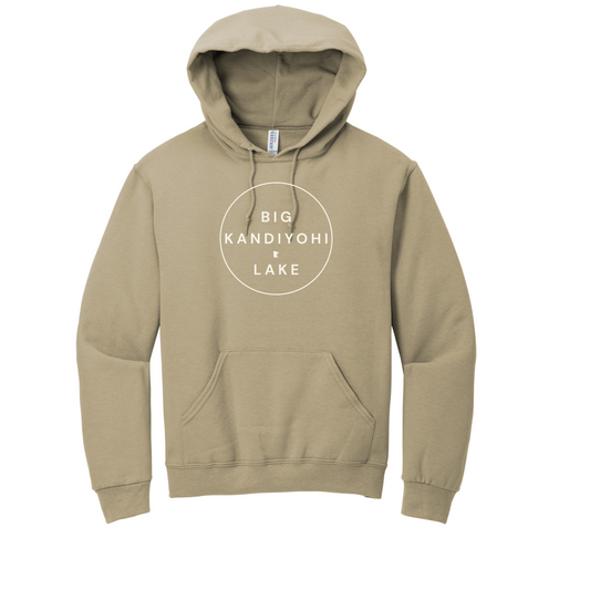 Big Kandiyohi - Circle Design - Khaki Sweatshirt