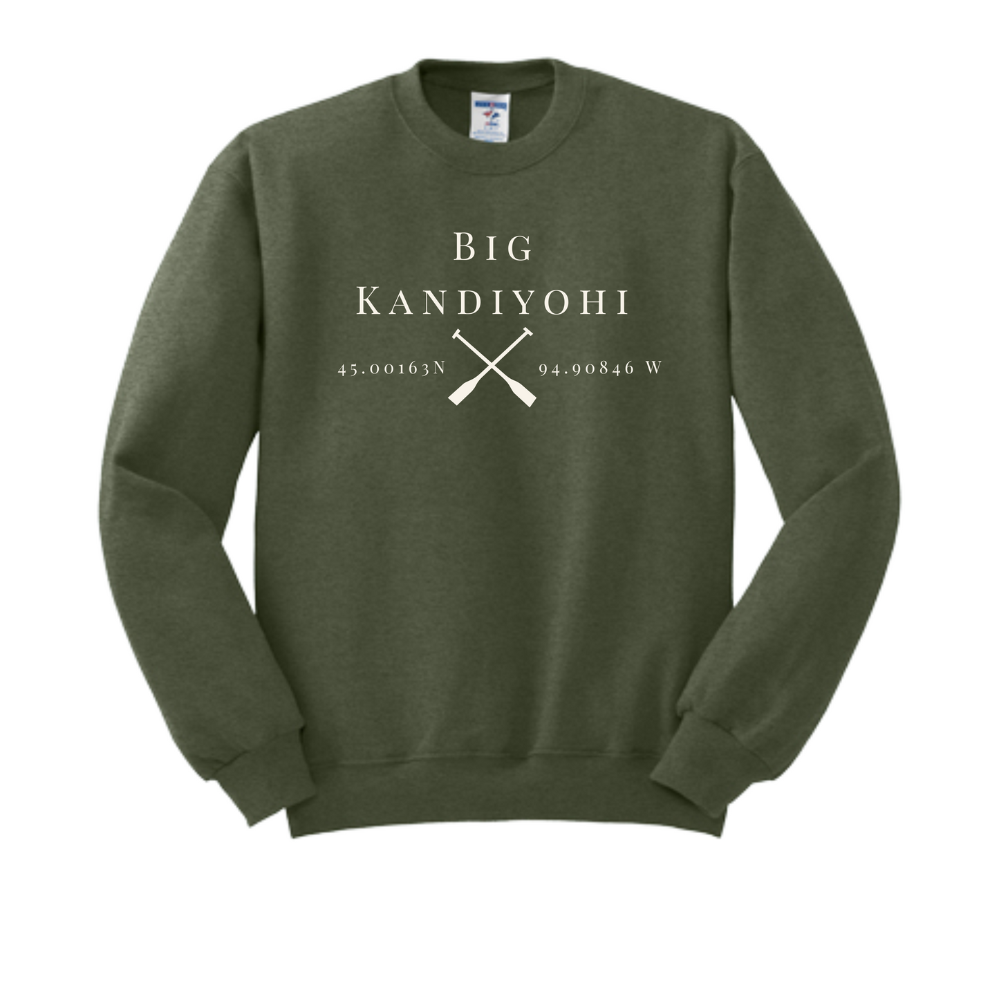 Big Kandiyohi - Military Green Sweatshirt