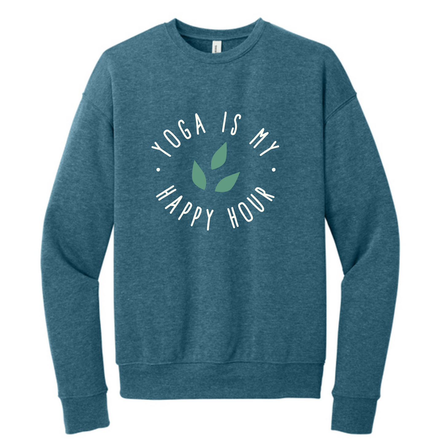 Yoga - Yoga Is My Happy Hour - Sponge Fleece Sweatshirt