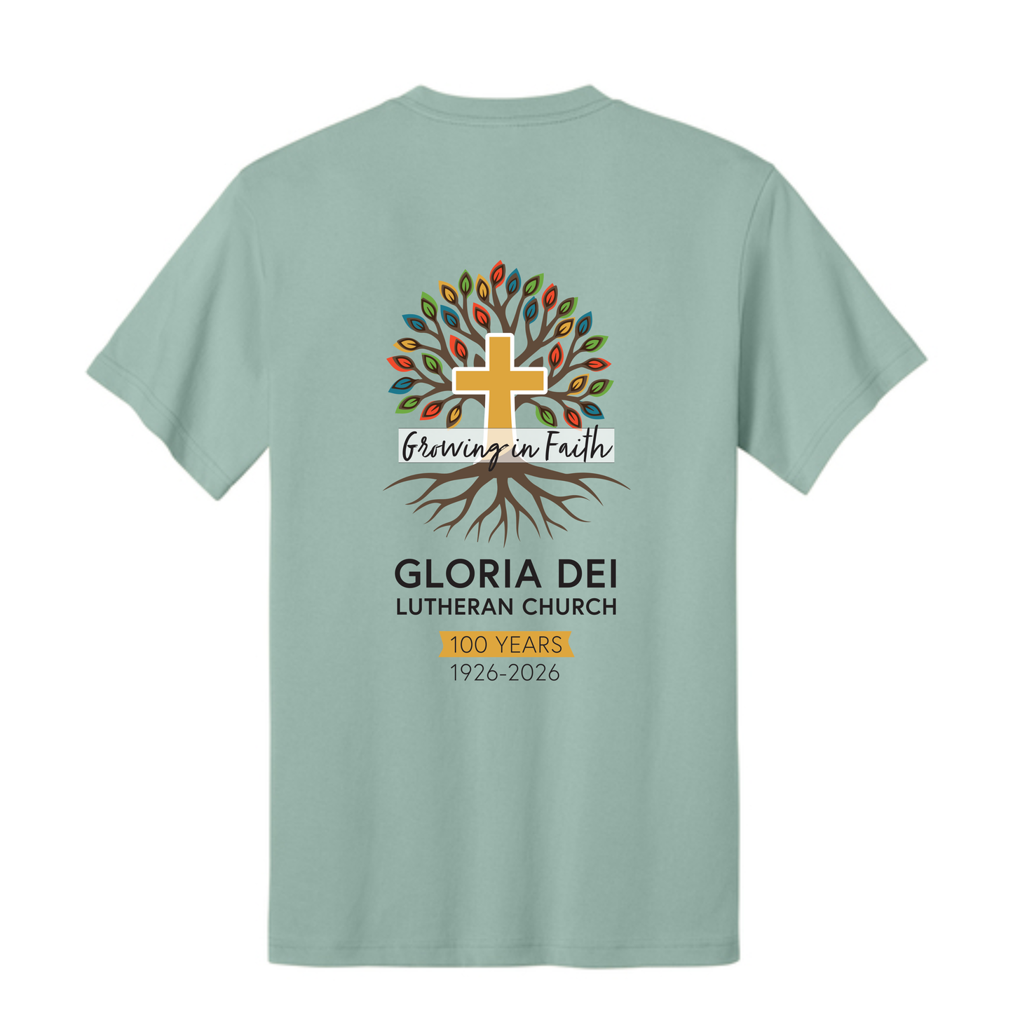 Gloria Dei - Adult Unisex T-shirt - Design 2 NL1810