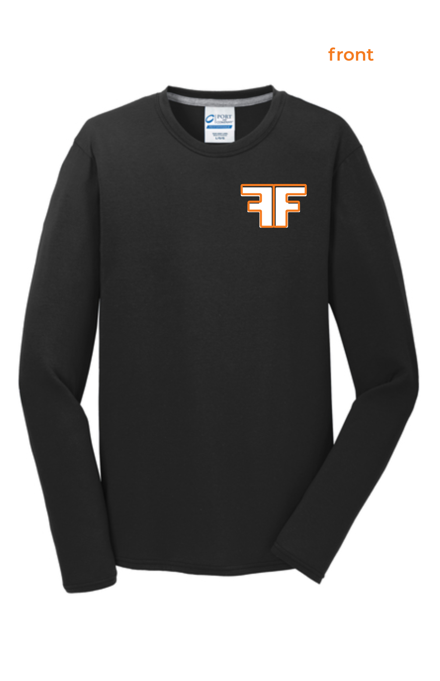 FF - Unisex Long Sleeve Performance Blend Tee - Front + Back design