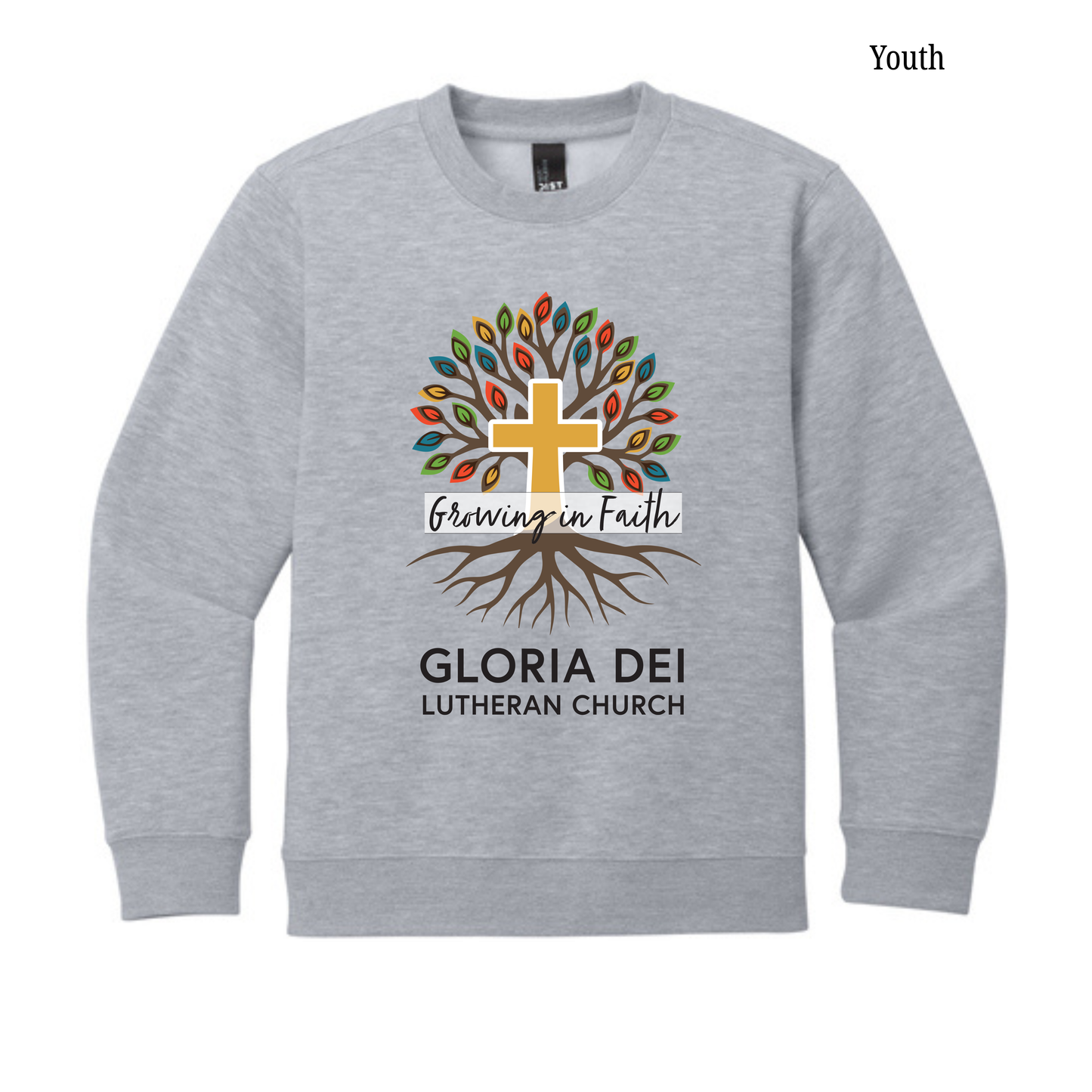 Gloria Dei - Youth Crewneck Sweatshirt PC78Y