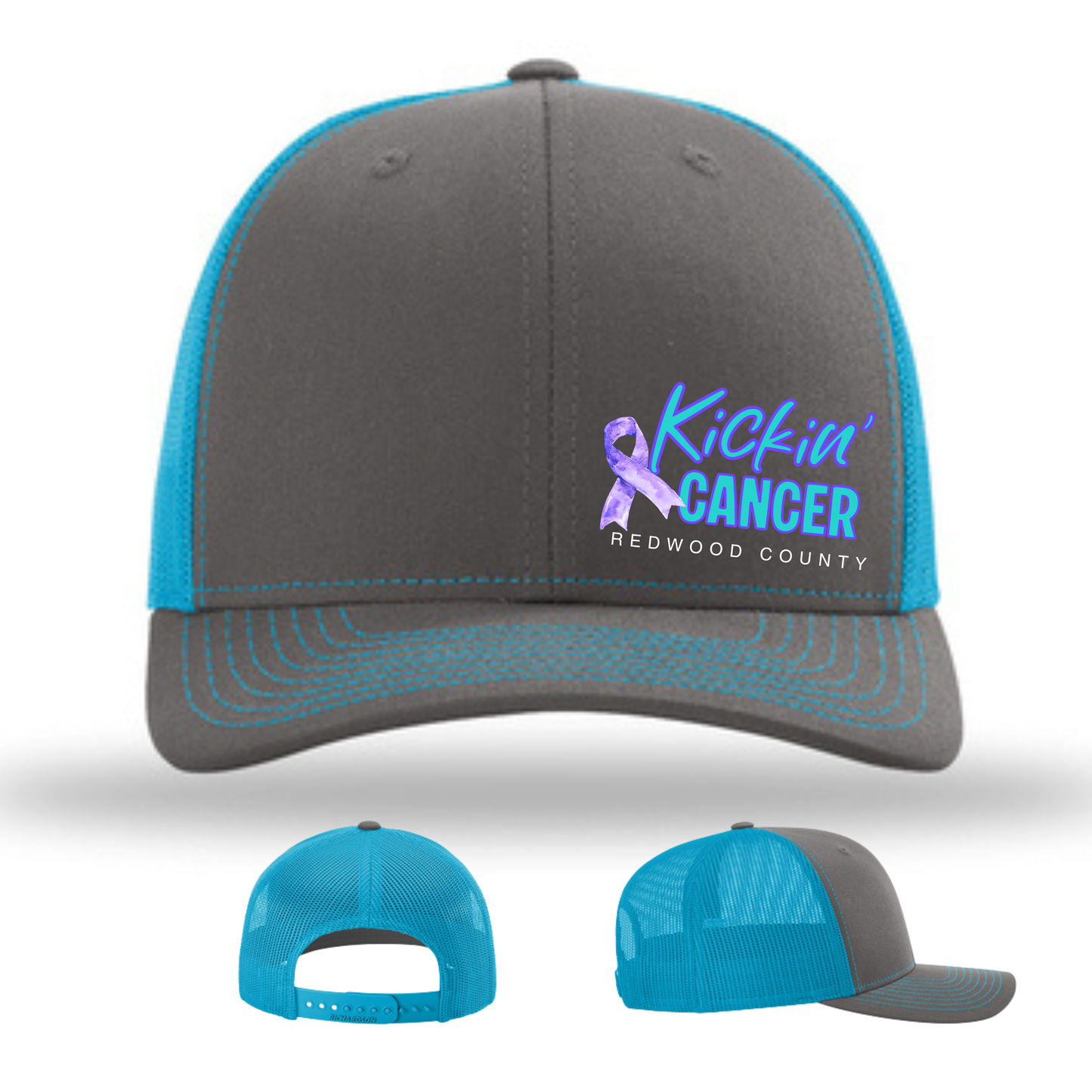 Kickin' Cancer - Support - Richardson Structured Hat