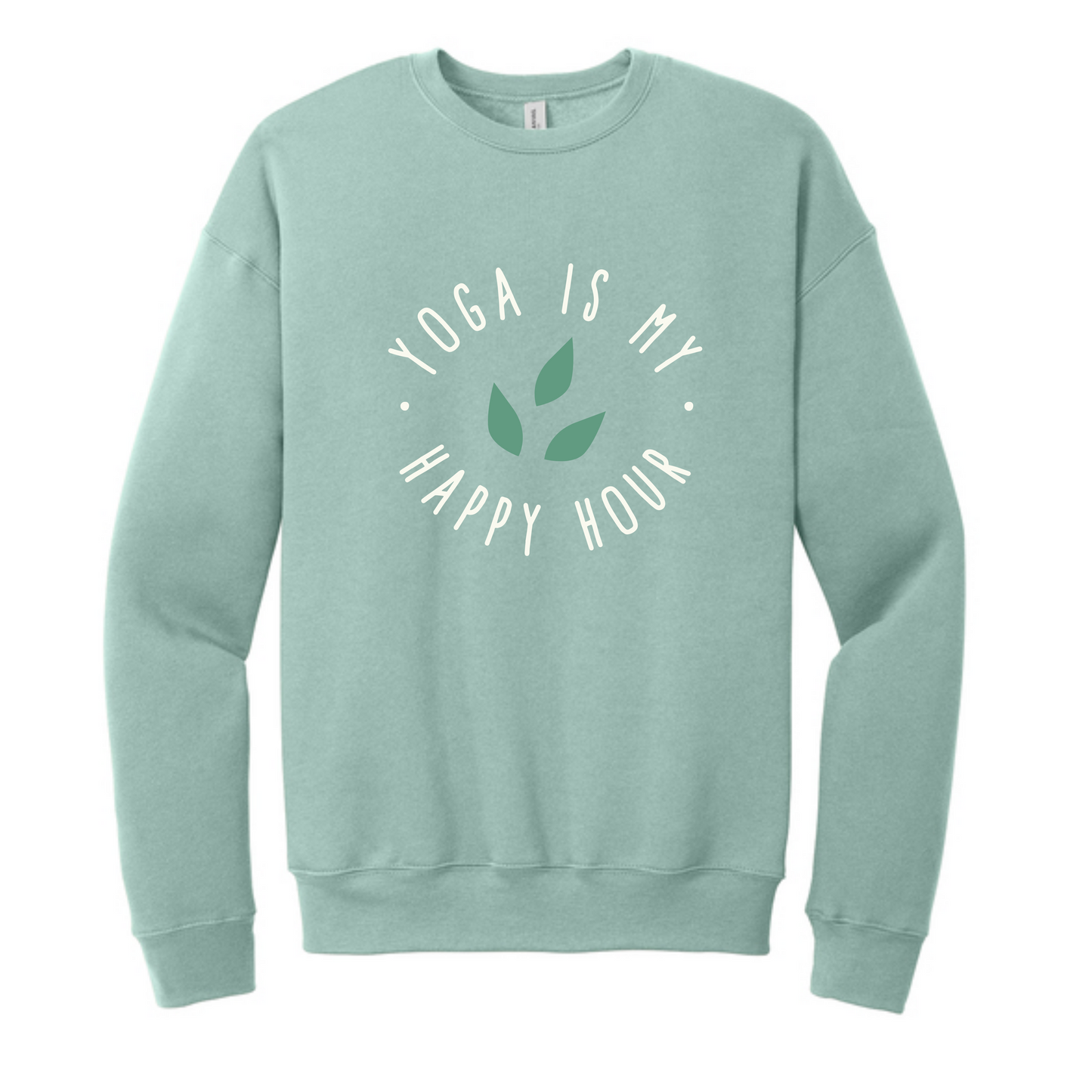 Yoga - Yoga Is My Happy Hour - Sponge Fleece Sweatshirt