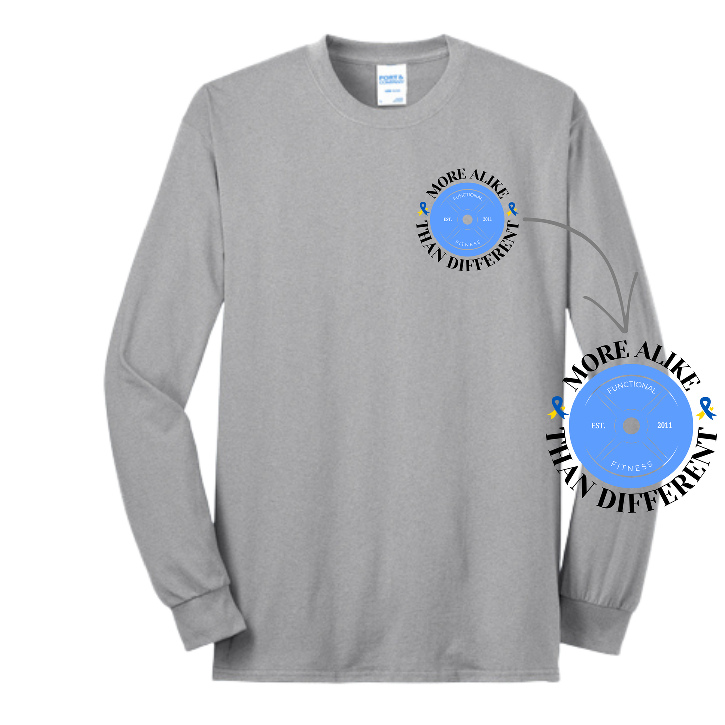 FF - DS Fundraiser - Adult Long Sleeve - 2-sided design