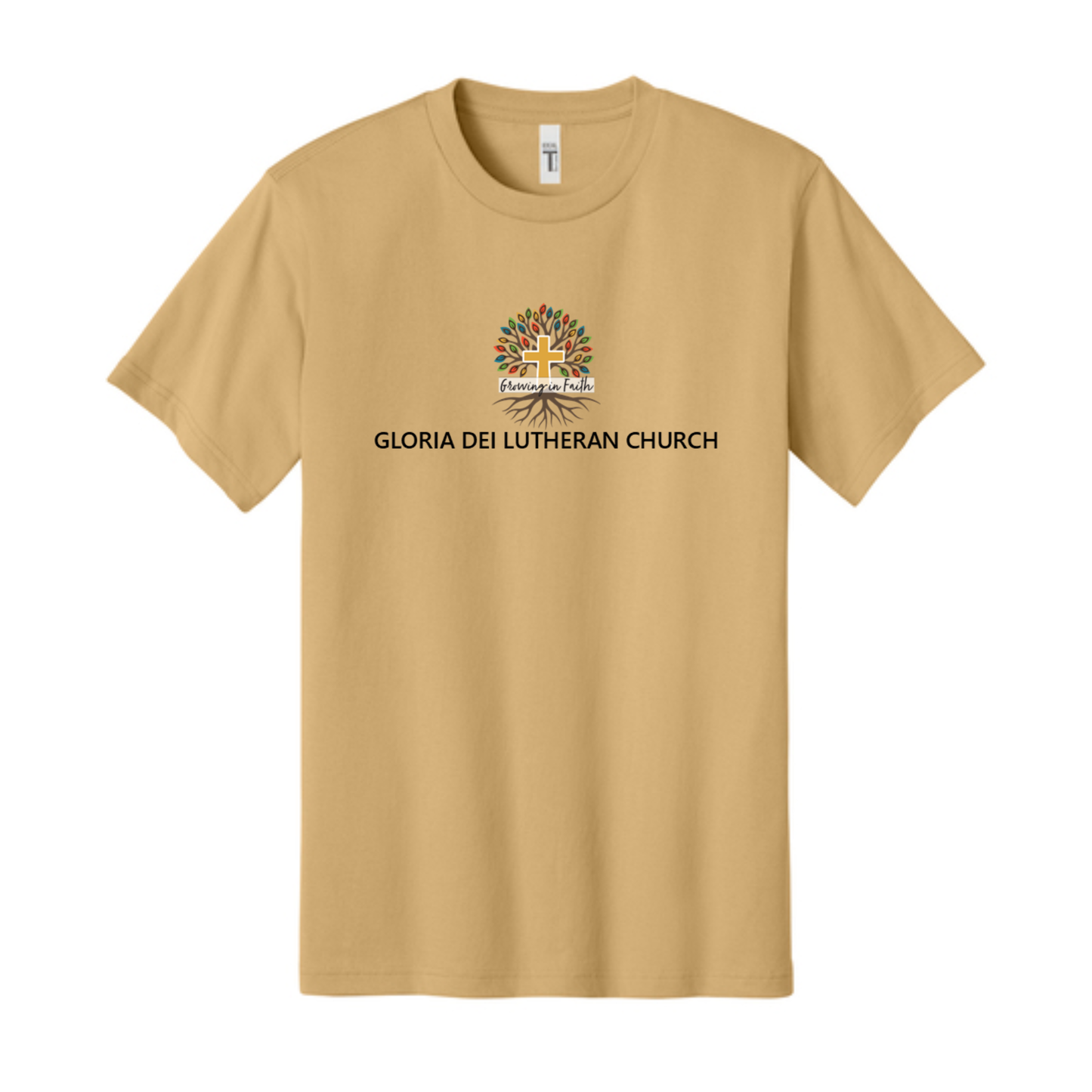 Gloria Dei - Adult Unisex T-shirt - Design 1 NL1810