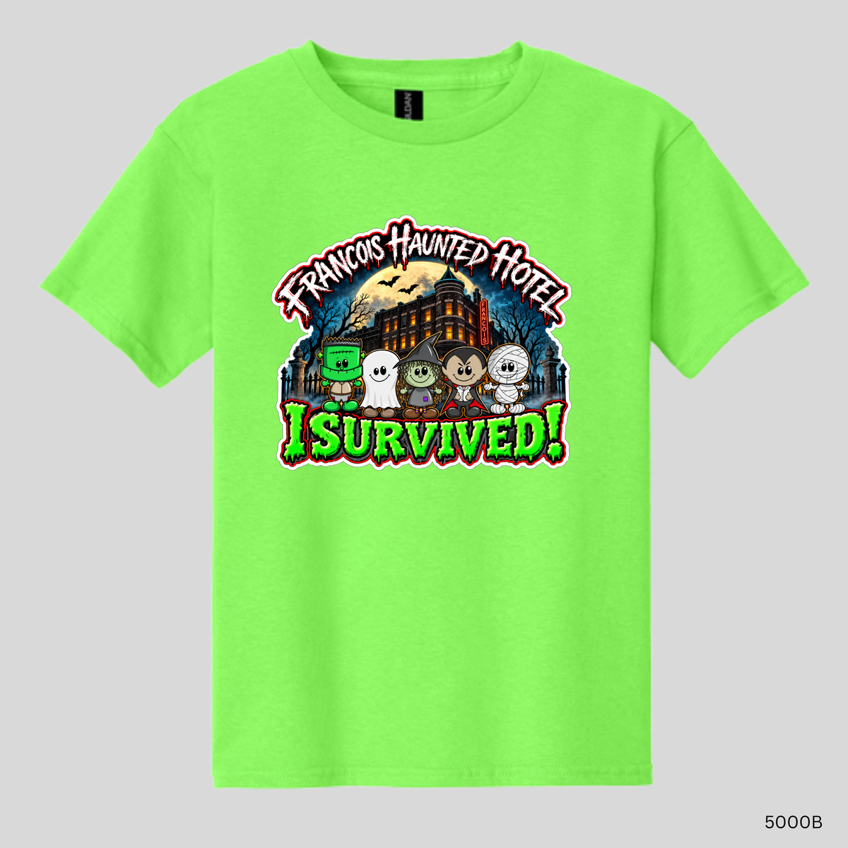 CRF - Youth - 'I survived!' Francois Haunted Hotel T-shirt