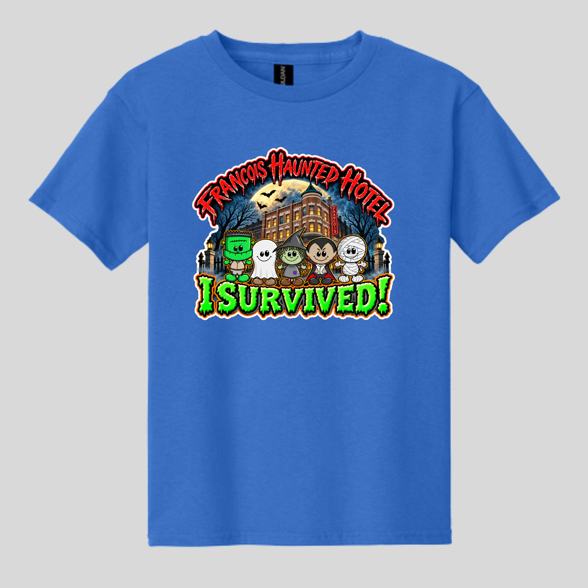 CRF - Youth - 'I survived!' Francois Haunted Hotel T-shirt