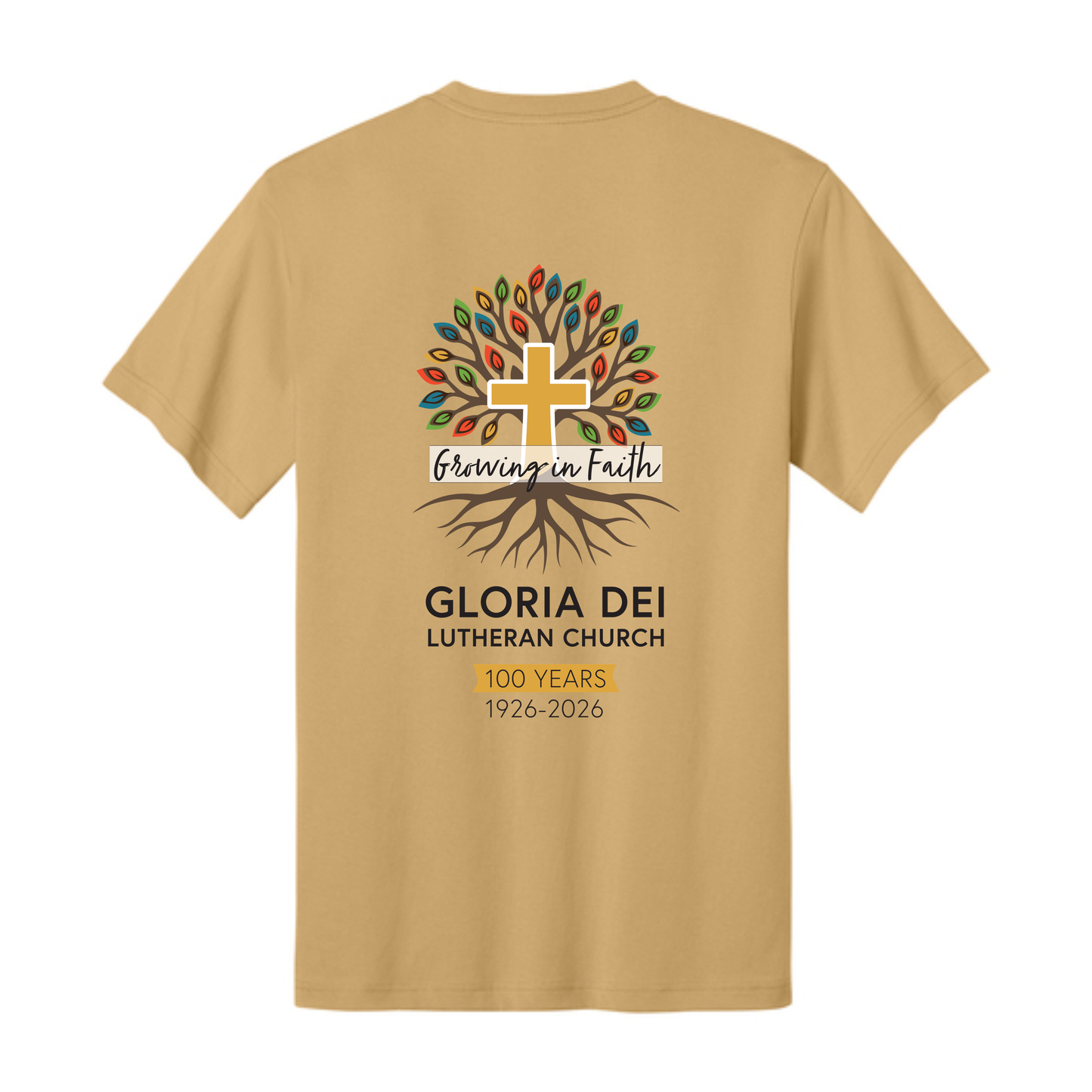 Gloria Dei - Adult Unisex T-shirt - Design 2 NL1810