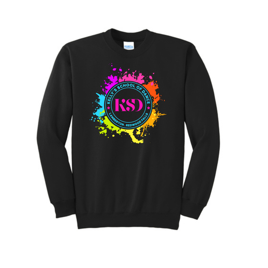 KSD - Youth Crewneck - Splatter Design