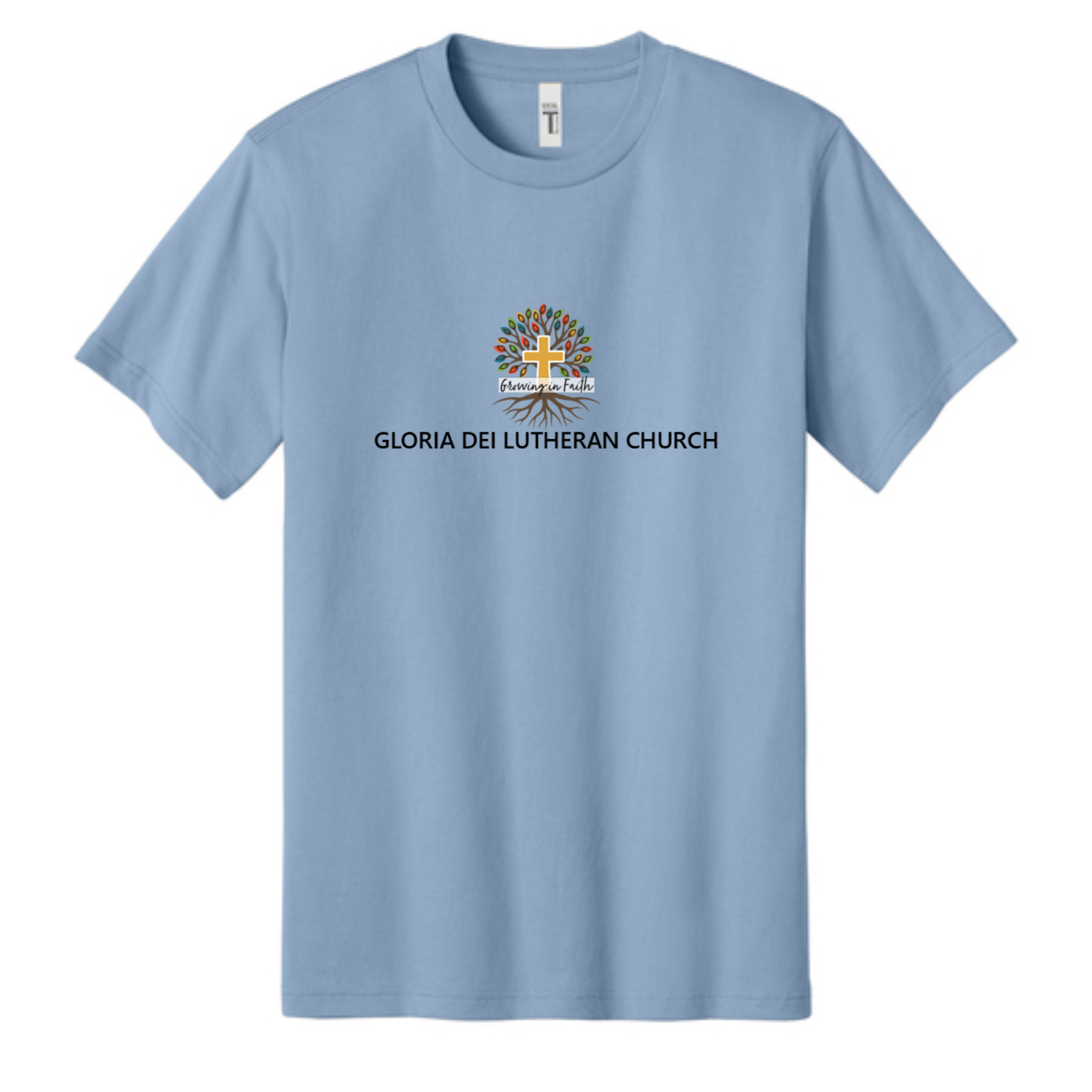 Gloria Dei - Adult Unisex T-shirt - Design 1 NL1810