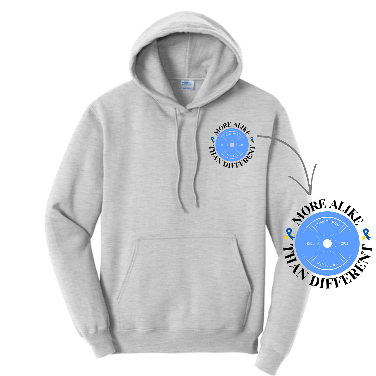 FF - DS Fundraiser - Adult Sweatshirt - 2-sided design