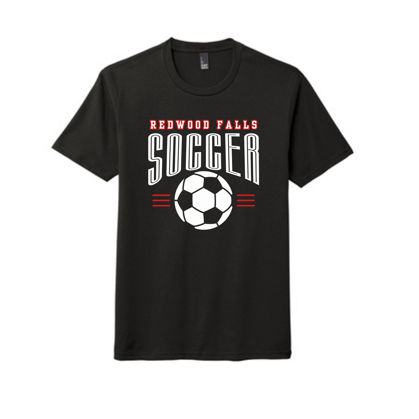 S Soccer Adult Design 1 Unisex Black T-shirt