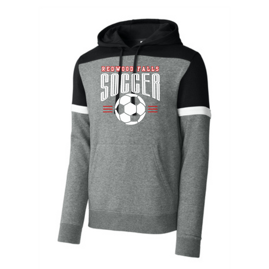 S Soccer Adult Design 1 Unisex Colorblock Hoodie