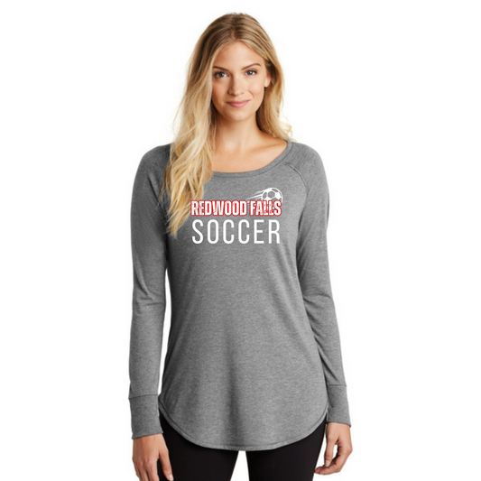 S Soccer Women's Design 2 Long Sleeve Tunic