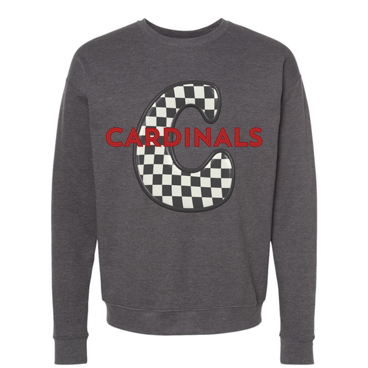 C Cardinals - Gray Checker C