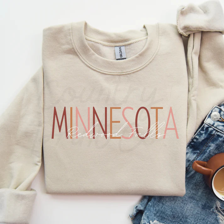 L Locals RWF MN  - Sand Crewneck